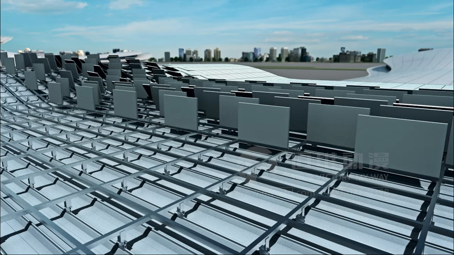 幕墻吊頂板產品演示三維動畫 幕墻吊頂板產品演示三維動畫