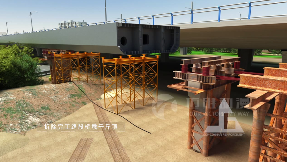 太湖大道橋梁頂推工程施工三維動(dòng)畫 太湖大道橋梁頂推工程施工三維動(dòng)畫