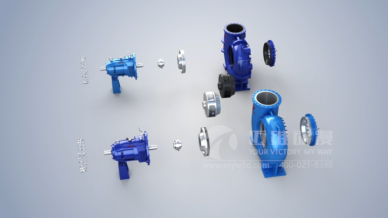 三維動畫制作大元泵業(yè)御龍高速轉井泵(圖2) 三維動畫制作大元泵業(yè)御龍高速轉井泵(圖2)