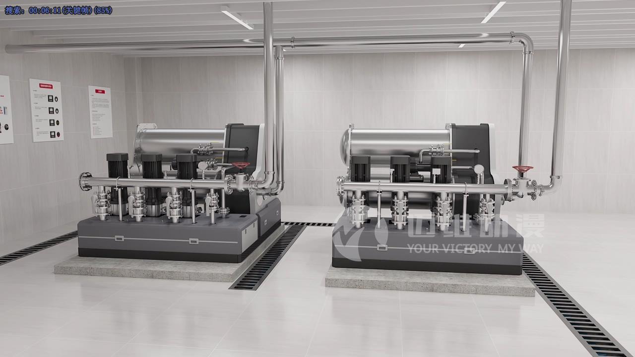 二次供水系統(tǒng)，三維動(dòng)畫制作方式！(圖2)