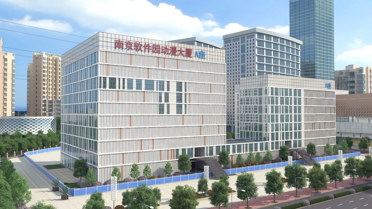 大樓改造三維動畫案例展示(圖13) 大樓改造三維動畫案例展示(圖13)