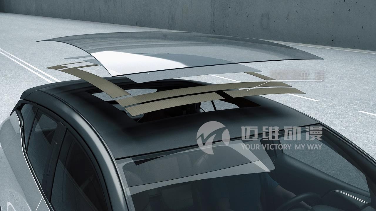 祝賀邁維動(dòng)漫制作汽車太陽能天窗及系統(tǒng)三維動(dòng)畫宣傳片(圖3) 祝賀邁維動(dòng)漫制作汽車太陽能天窗及系統(tǒng)三維動(dòng)畫宣傳片(圖3)