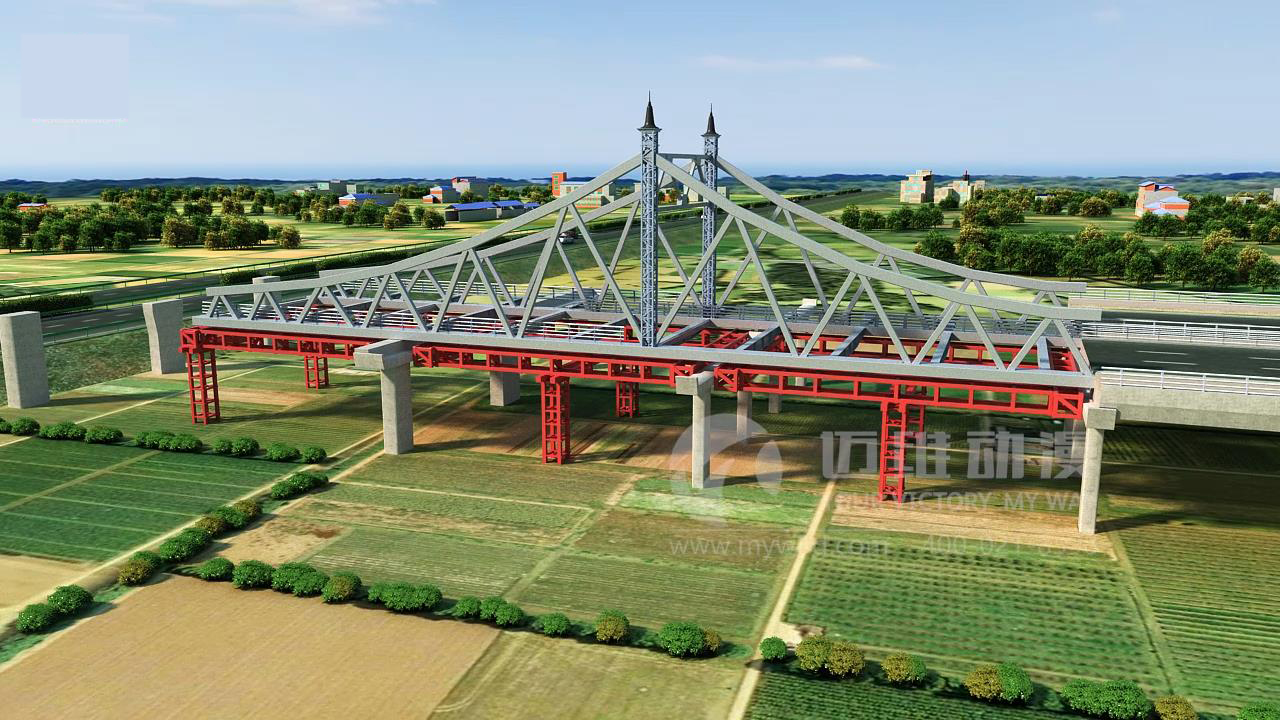 蓮花路地鐵站橋梁施工三維動畫.jpg 蓮花路地鐵站橋梁施工三維動畫.jpg