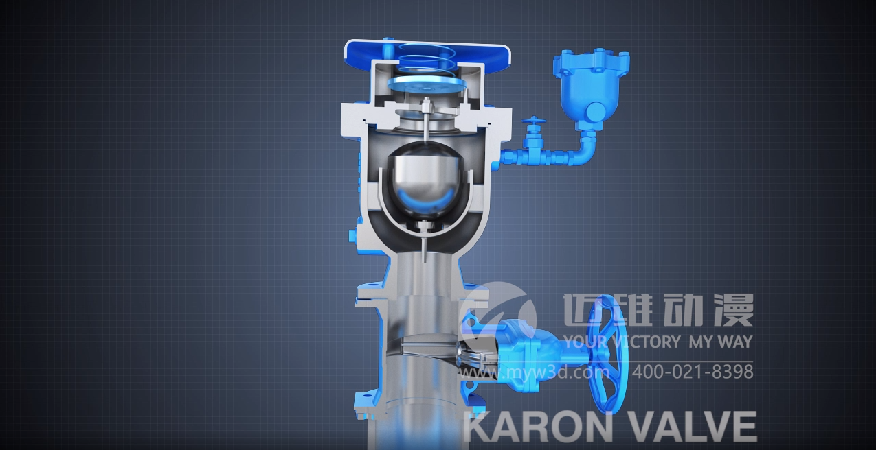 邁維三維動畫——排氣閥的動畫演示原理(圖1) 邁維三維動畫——排氣閥的動畫演示原理(圖1)