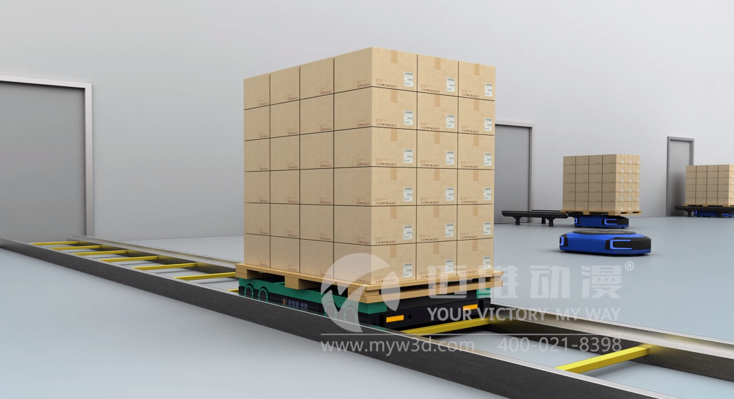 四向車(chē)物流系統(tǒng)展示三維動(dòng)畫(huà)(圖1) 四向車(chē)物流系統(tǒng)展示三維動(dòng)畫(huà)(圖1)