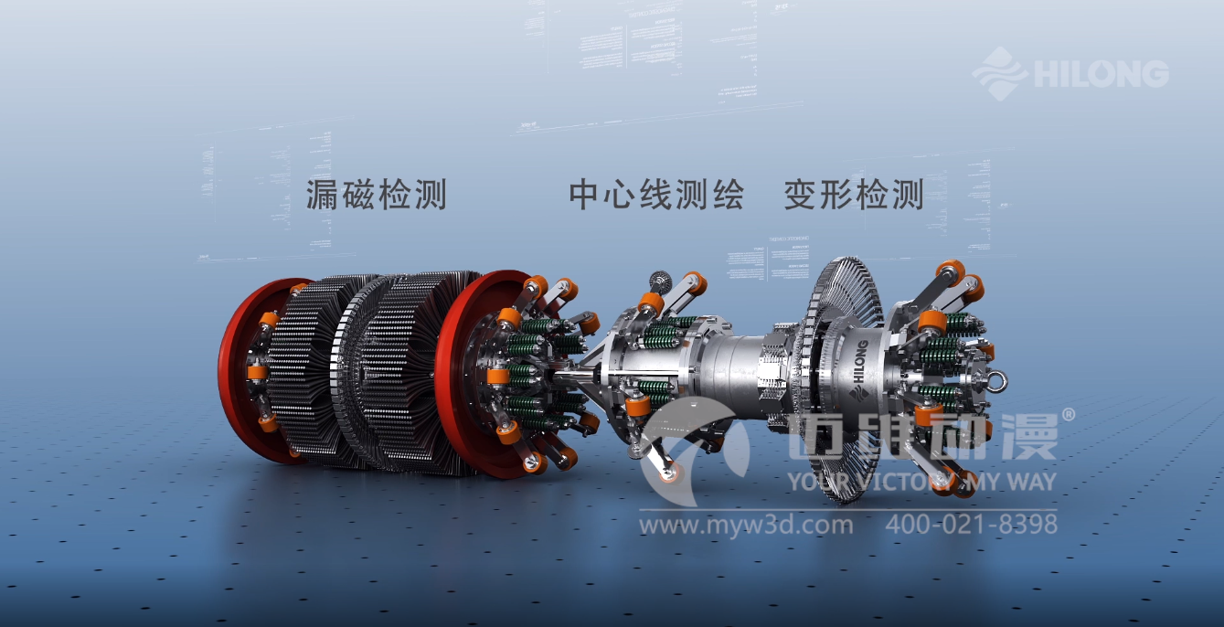 熱烈祝賀邁維動漫與海隆石油工業(yè)集團有限公司圓滿完成石油管道檢測器三維動畫項目合作！(圖3)