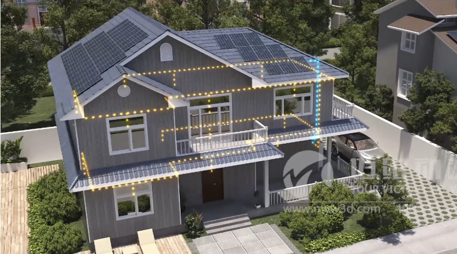 三維動(dòng)畫在光伏和儲(chǔ)能行業(yè)中能給企業(yè)發(fā)展帶來哪些助力呢？(圖1)