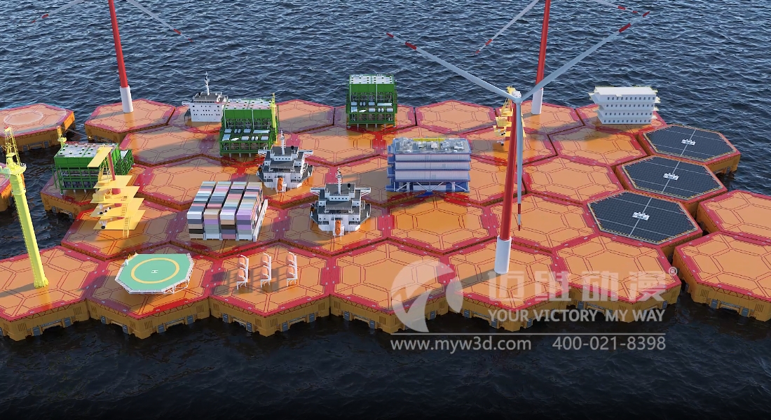 海洋工程三維動畫在企業(yè)項目競標中能發(fā)揮哪些作用？(圖3)