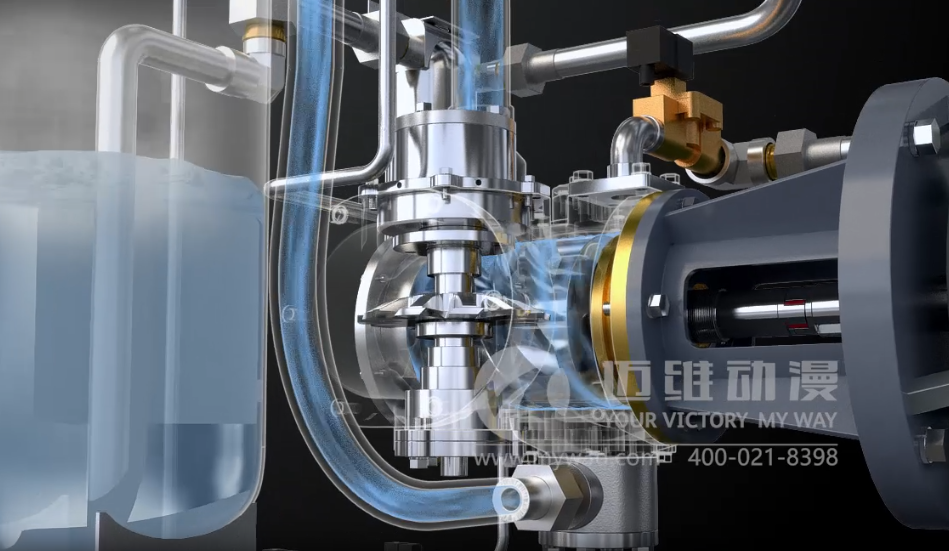 水潤(rùn)滑空壓機(jī)三維動(dòng)畫(huà)展示(圖1) 水潤(rùn)滑空壓機(jī)三維動(dòng)畫(huà)展示(圖1)