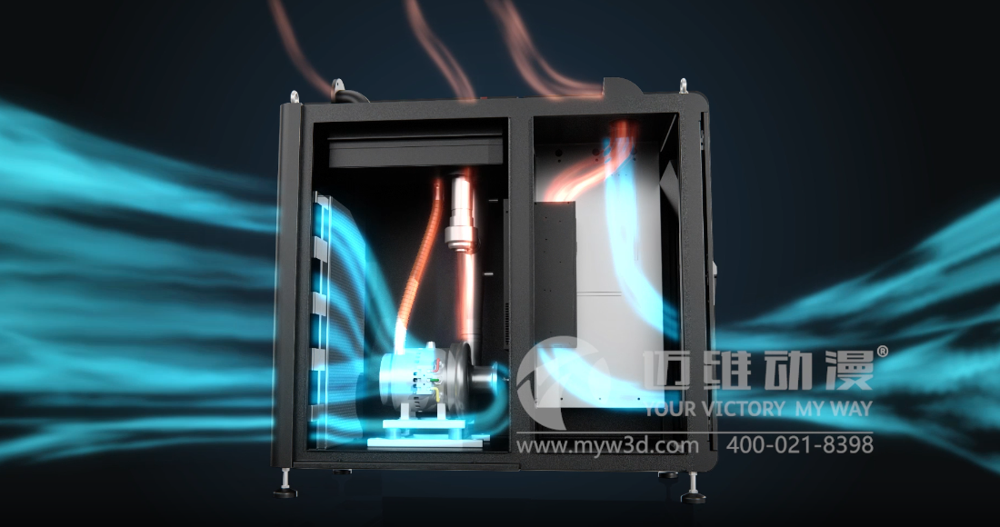 空氣懸浮高速離心鼓風(fēng)機(jī)三維動畫展示(圖3) 空氣懸浮高速離心鼓風(fēng)機(jī)三維動畫展示(圖3)