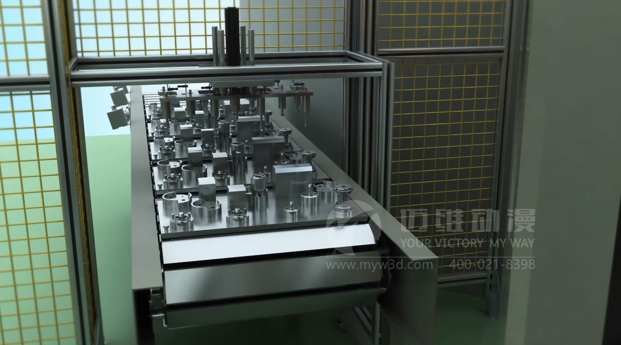 自動機械手臂三維動畫展示(圖4) 自動機械手臂三維動畫展示(圖4)