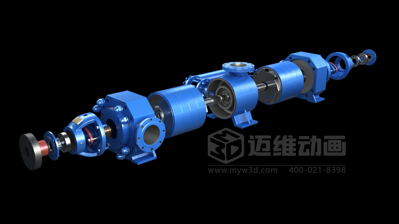 自平衡型耐磨多級(jí)離心泵三維動(dòng)畫展示(圖1) 自平衡型耐磨多級(jí)離心泵三維動(dòng)畫展示(圖1)