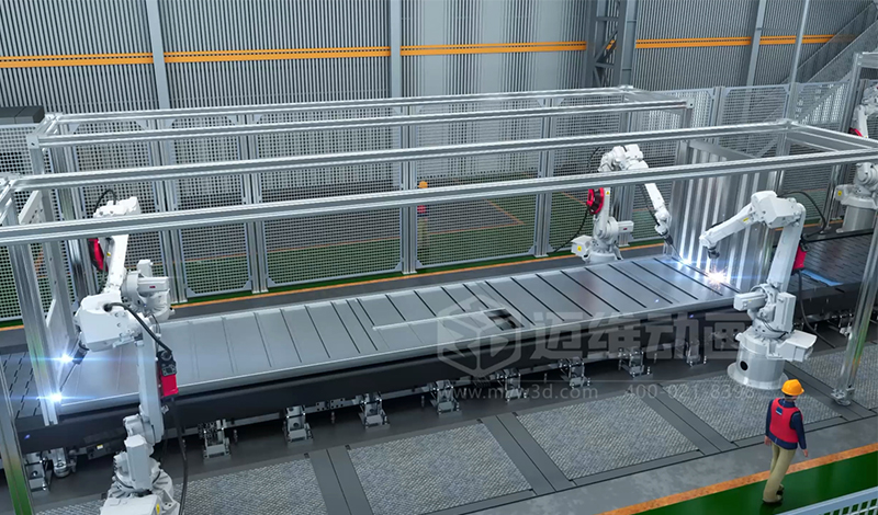 工業(yè)自動化生產(chǎn)線三維動畫，引領(lǐng)現(xiàn)代制造行業(yè)生產(chǎn)工藝呈現(xiàn)新風尚！(圖1)