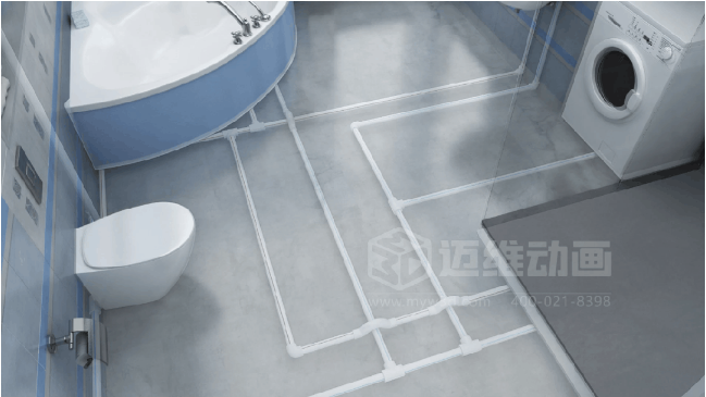 三維動畫如何重塑管道行業(yè)營銷格局？深度解析家裝管材3D可視化傳播利器(圖6)