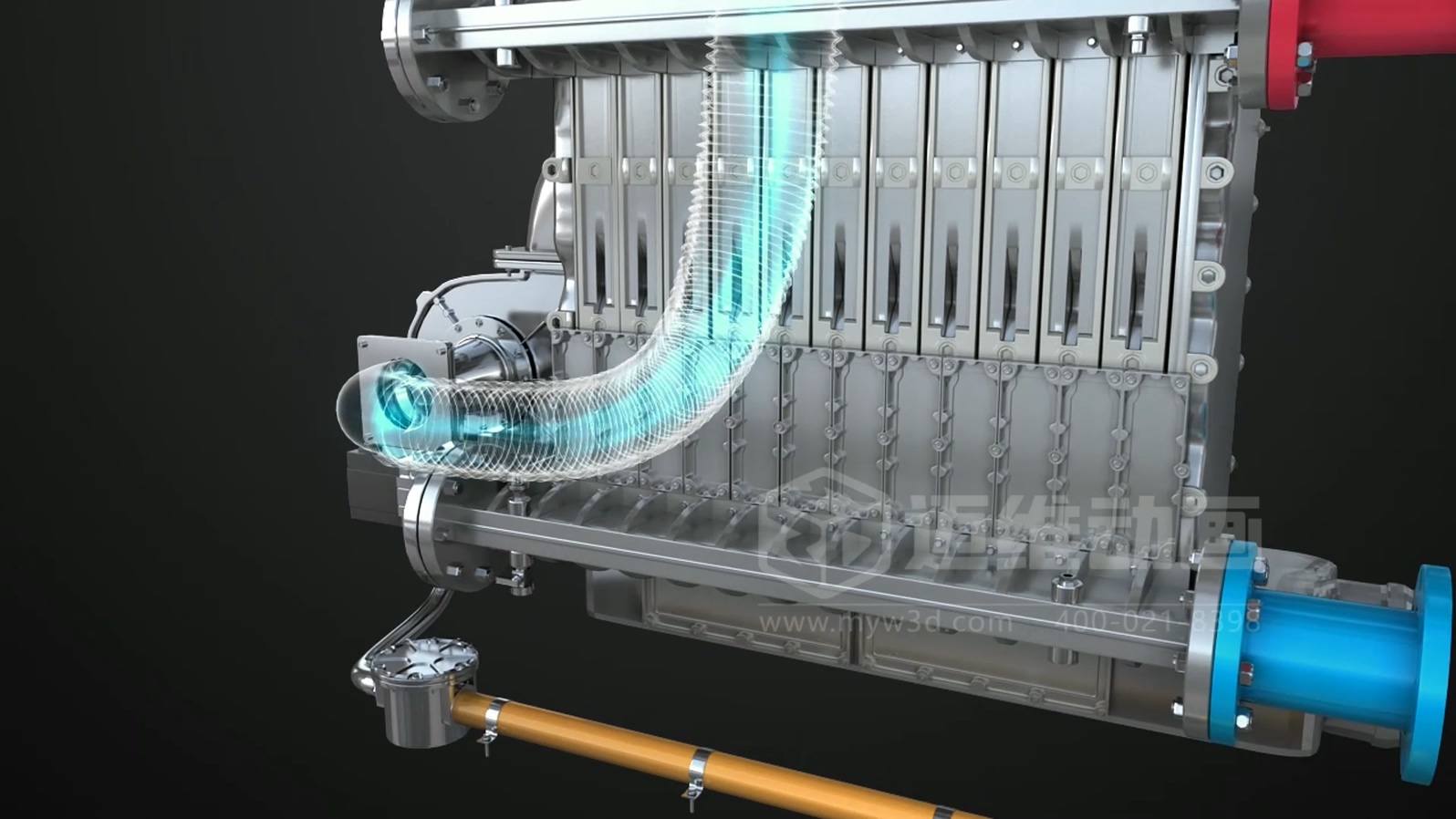 打破傳統(tǒng)展示壁壘！三維動(dòng)畫(huà)「拆解」鍋爐，低成本實(shí)現(xiàn)高成果演示(圖4)