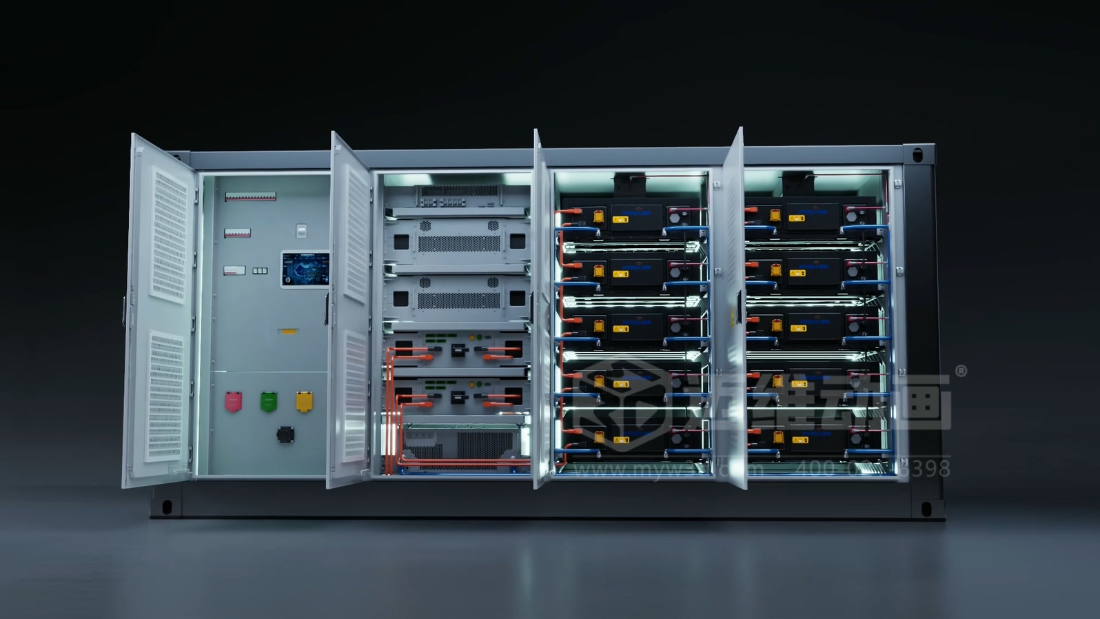 三維動畫與移動式儲充一體柜產(chǎn)品能夠碰撞出怎樣的視覺呈現(xiàn)效果？(圖1)