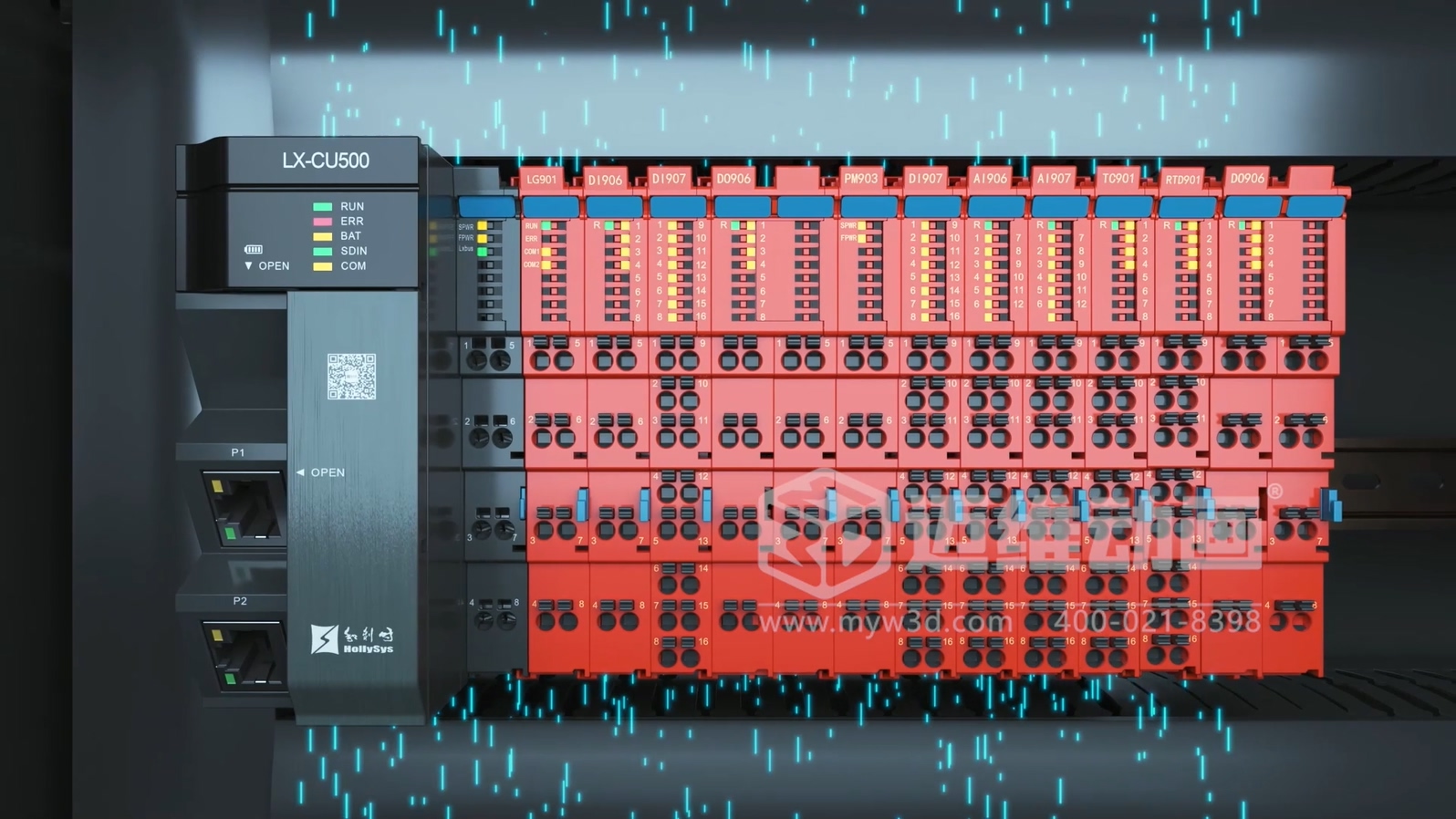 工業(yè)自動(dòng)化 3D 動(dòng)畫如何精準(zhǔn)呈現(xiàn)？邁維動(dòng)畫為可編程邏輯控制器打造爆款產(chǎn)品動(dòng)畫宣傳片(圖2)