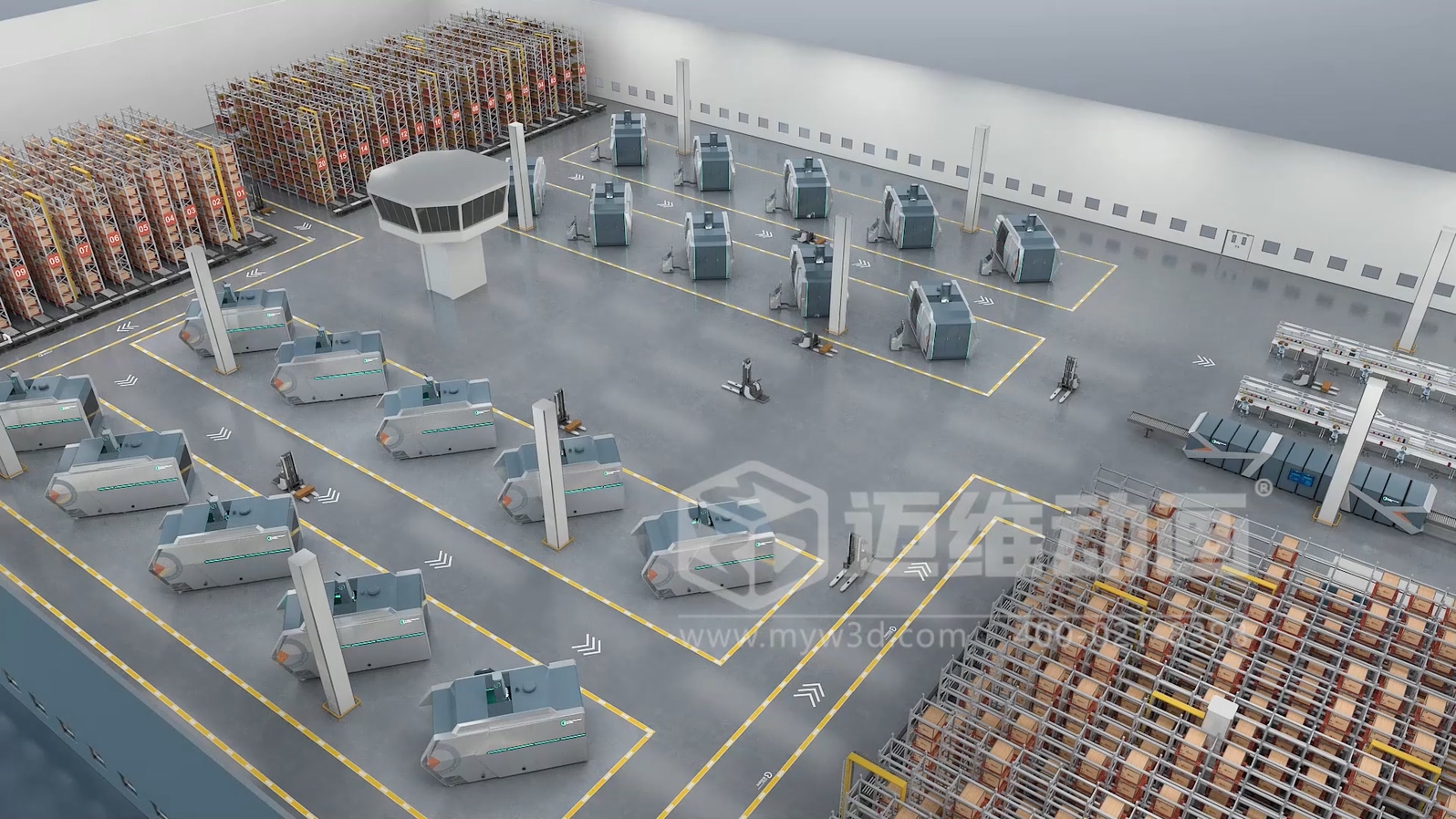 聯(lián)合智控超級(jí)工廠生產(chǎn)線三維動(dòng)畫(圖6) 聯(lián)合智控超級(jí)工廠生產(chǎn)線三維動(dòng)畫(圖6)