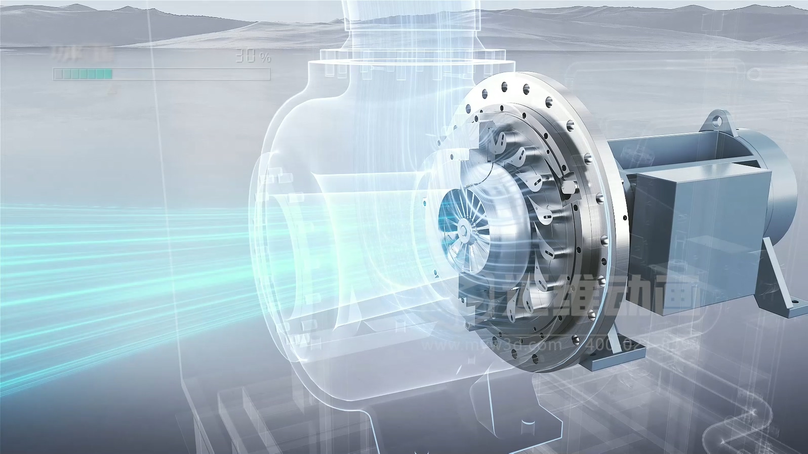 鋼鐵齒輪的能量密碼：3D 動(dòng)畫(huà)解鎖透平膨脹機(jī)工作原理的視覺(jué)密鑰！(圖4)