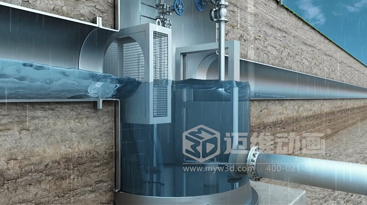 一體化智能截污井三維動畫解決方案(圖5) 一體化智能截污井三維動畫解決方案(圖5)