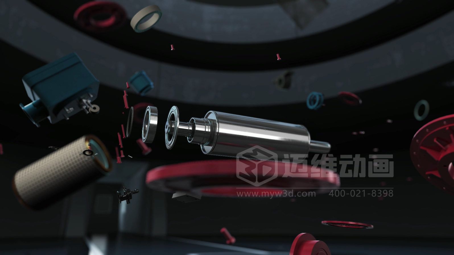 電機(jī)企業(yè)選型必看！三維動(dòng)畫還原永磁直驅(qū)電機(jī)全場(chǎng)景表現(xiàn)：從結(jié)構(gòu)、效能到場(chǎng)景應(yīng)用，可視化看懂 “無(wú)齒輪驅(qū)動(dòng)” 黑科技(圖1)