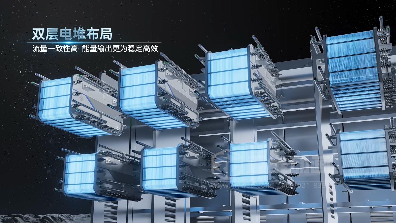 全釩液流儲能系統(tǒng)產品三維動畫(圖3) 全釩液流儲能系統(tǒng)產品三維動畫(圖3)