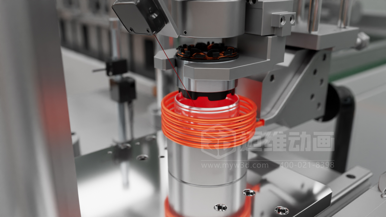 3D 動(dòng)畫透視新能源汽車自動(dòng)化產(chǎn)線！零部件流轉(zhuǎn)、精準(zhǔn)裝配全程可視化，一眼看懂硬核智造(圖3)