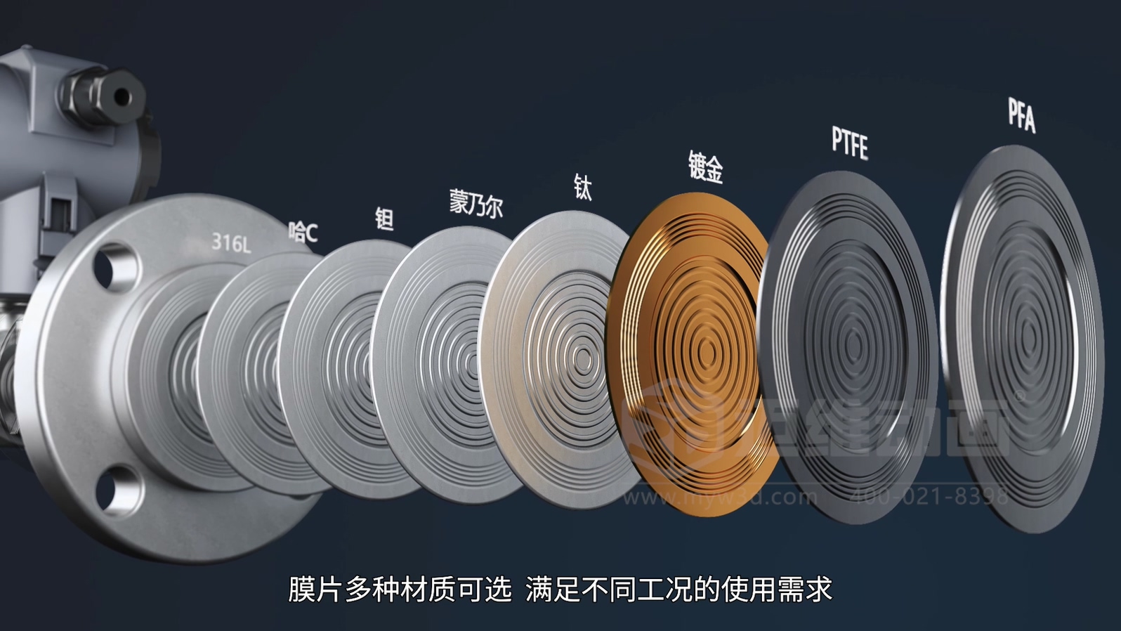 智能壓力變送器三維動(dòng)畫(huà)(圖6) 智能壓力變送器三維動(dòng)畫(huà)(圖6)