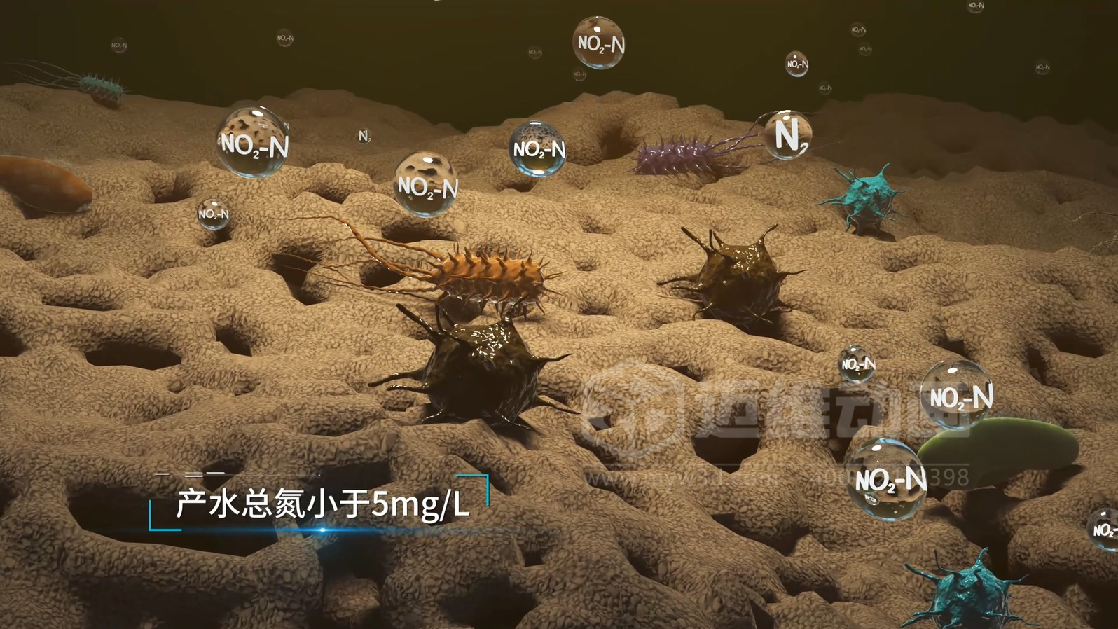 市政污水處理工藝三維動畫(圖5) 市政污水處理工藝三維動畫(圖5)