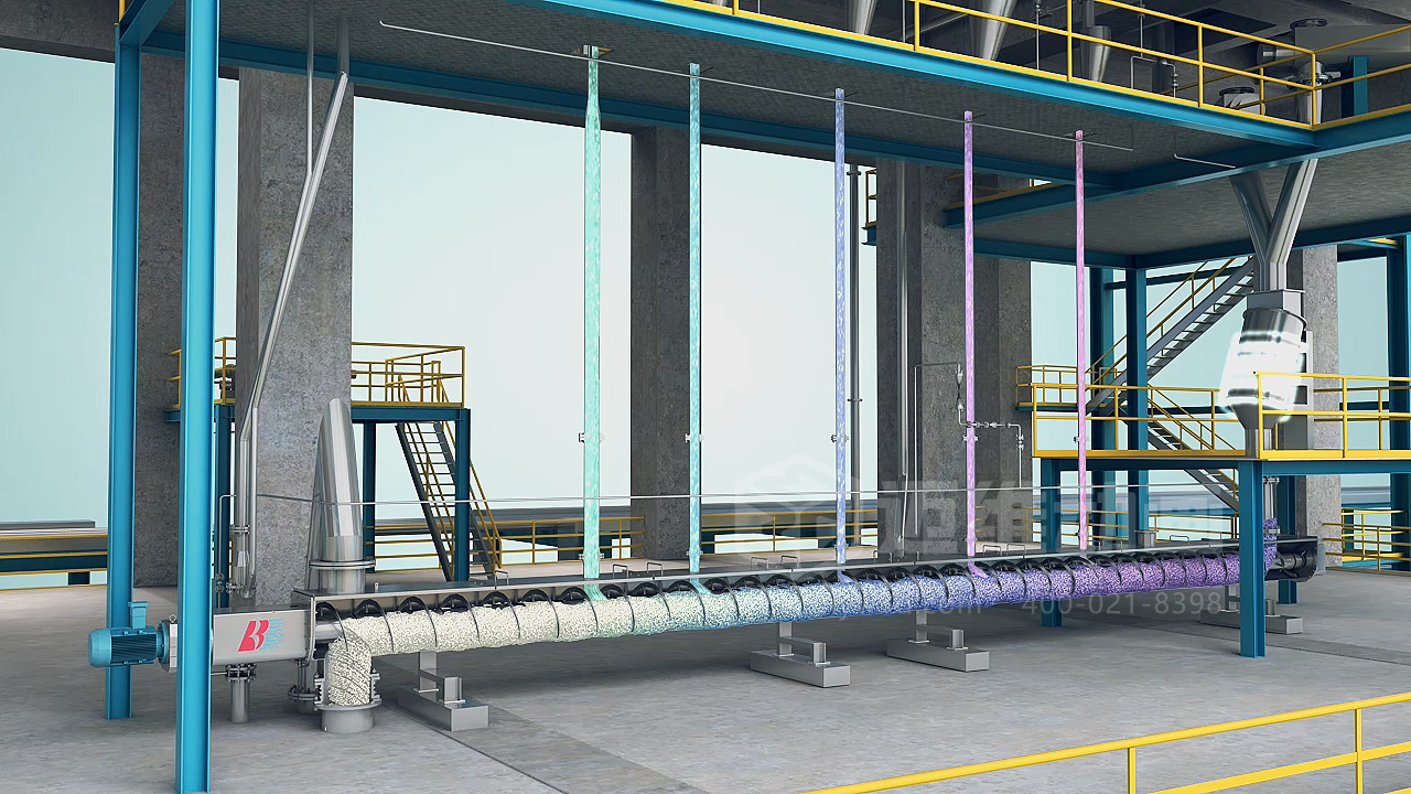 粉粒體物料處理系統(tǒng)三維動畫(圖3) 粉粒體物料處理系統(tǒng)三維動畫(圖3)