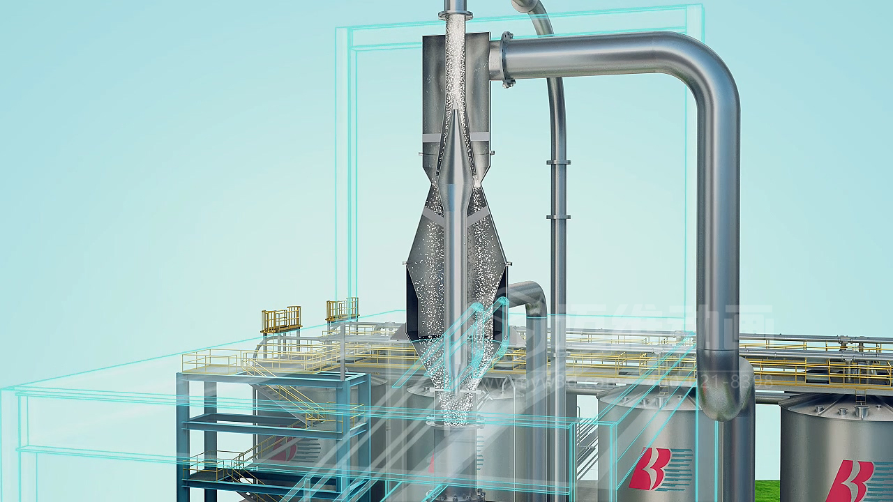 粉粒體物料處理系統(tǒng)三維動畫(圖10) 粉粒體物料處理系統(tǒng)三維動畫(圖10)