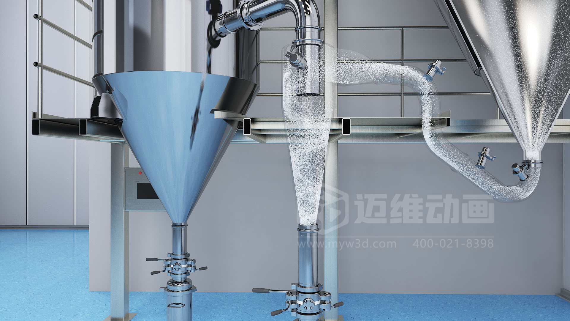 制藥機(jī)械企業(yè)推廣新思路：用三維動(dòng)畫(huà)講清生產(chǎn)工藝，工業(yè)自動(dòng)化生產(chǎn)線自帶傳播力(圖6)