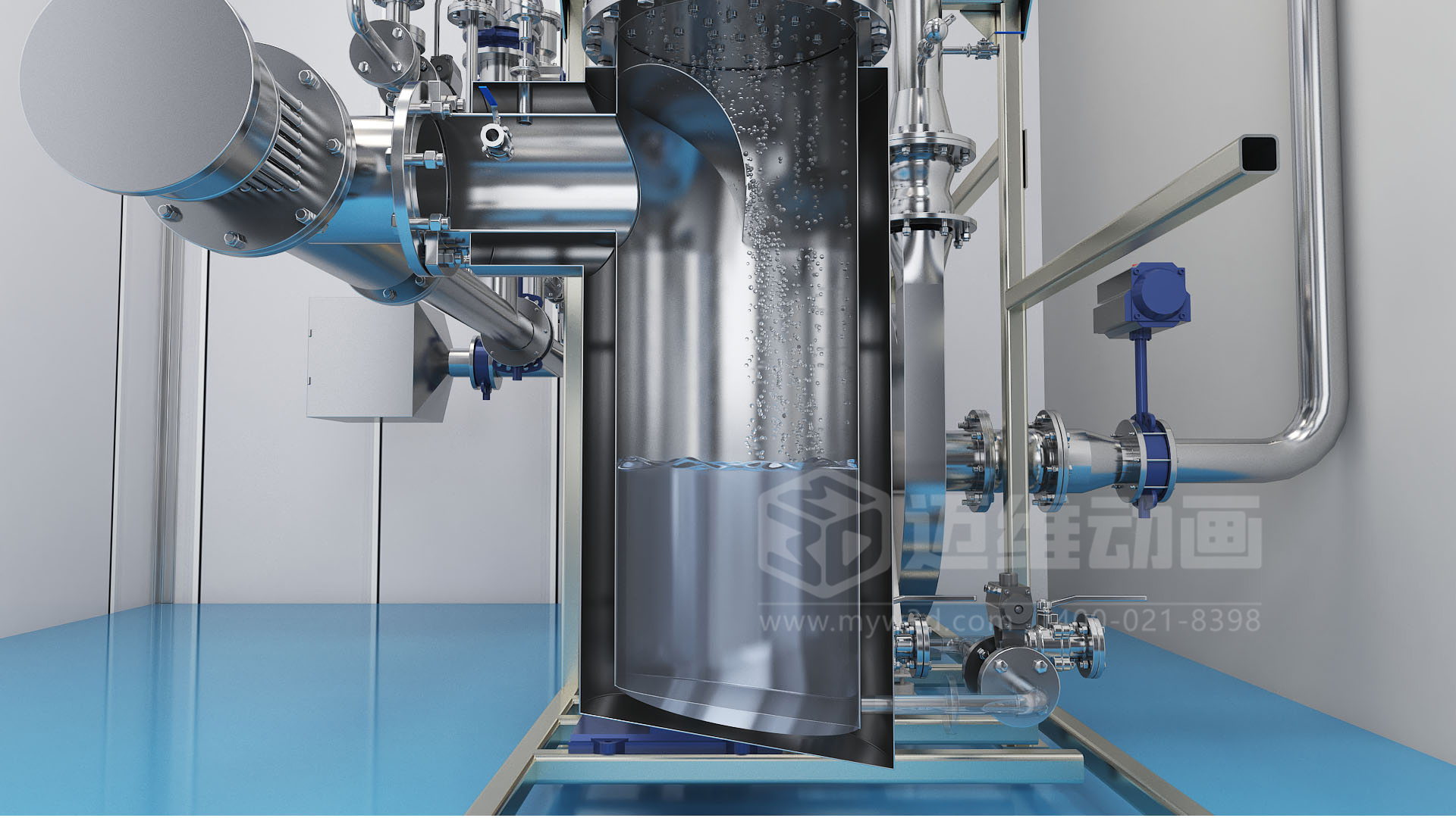 制藥機(jī)械企業(yè)推廣新思路：用三維動(dòng)畫(huà)講清生產(chǎn)工藝，工業(yè)自動(dòng)化生產(chǎn)線自帶傳播力(圖7)