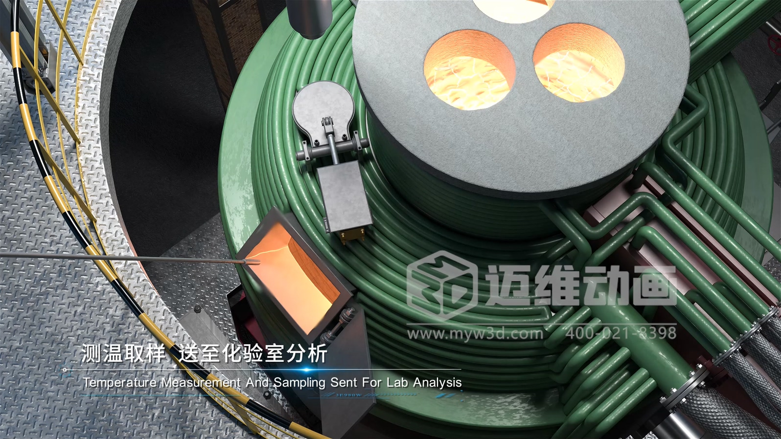 鋼包爐外精煉生產(chǎn)工藝流程三維動畫展示(圖4) 鋼包爐外精煉生產(chǎn)工藝流程三維動畫展示(圖4)