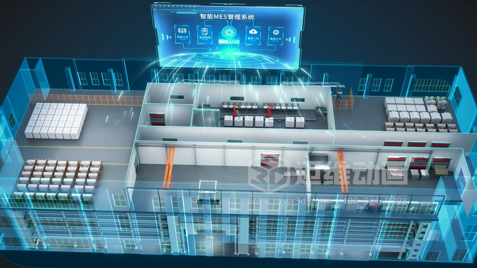 智能制造浪潮下，車膜工業(yè)自動化生產(chǎn)線三維動畫 —— 邁維動畫打造可視化營銷新利器(圖2)