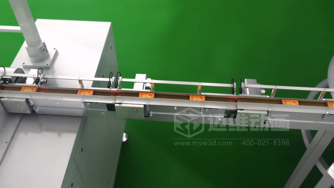 豆干包裝自動(dòng)化生產(chǎn)線三維動(dòng)畫(huà)展示(圖4)