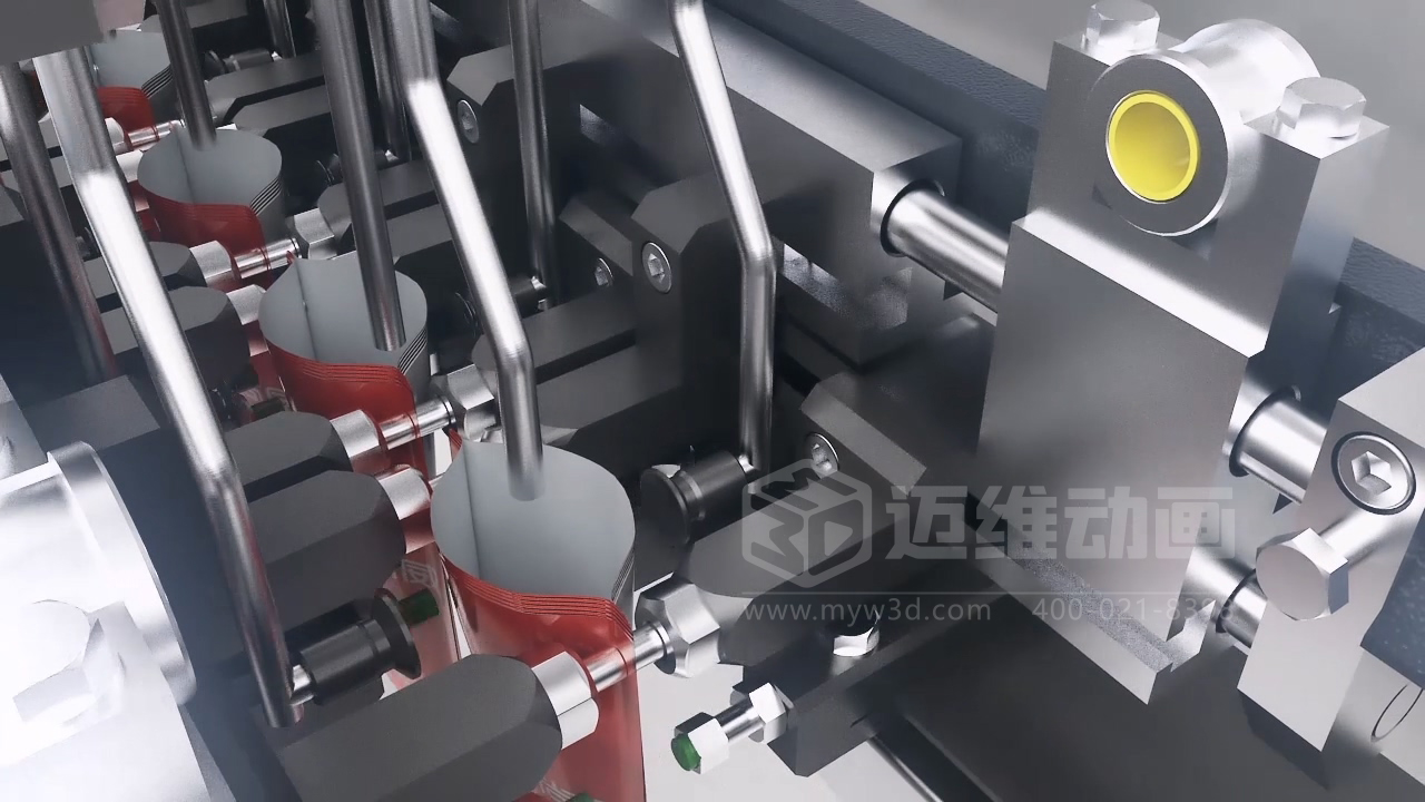 豆干包裝自動(dòng)化生產(chǎn)線三維動(dòng)畫(huà)展示(圖6)