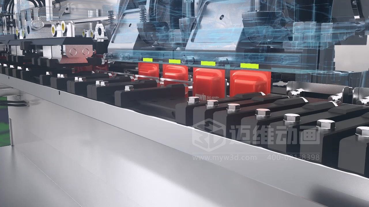 豆干包裝自動(dòng)化生產(chǎn)線三維動(dòng)畫(huà)展示(圖10)