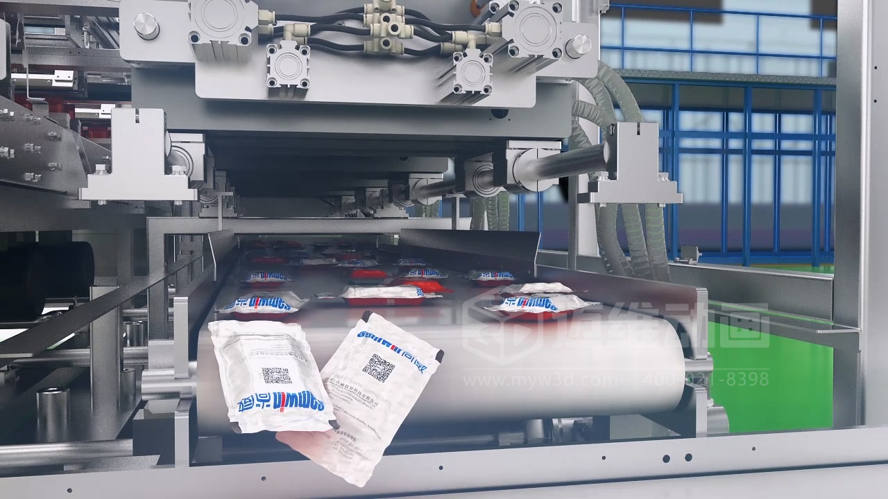 豆干包裝自動(dòng)化生產(chǎn)線三維動(dòng)畫(huà)展示(圖12)