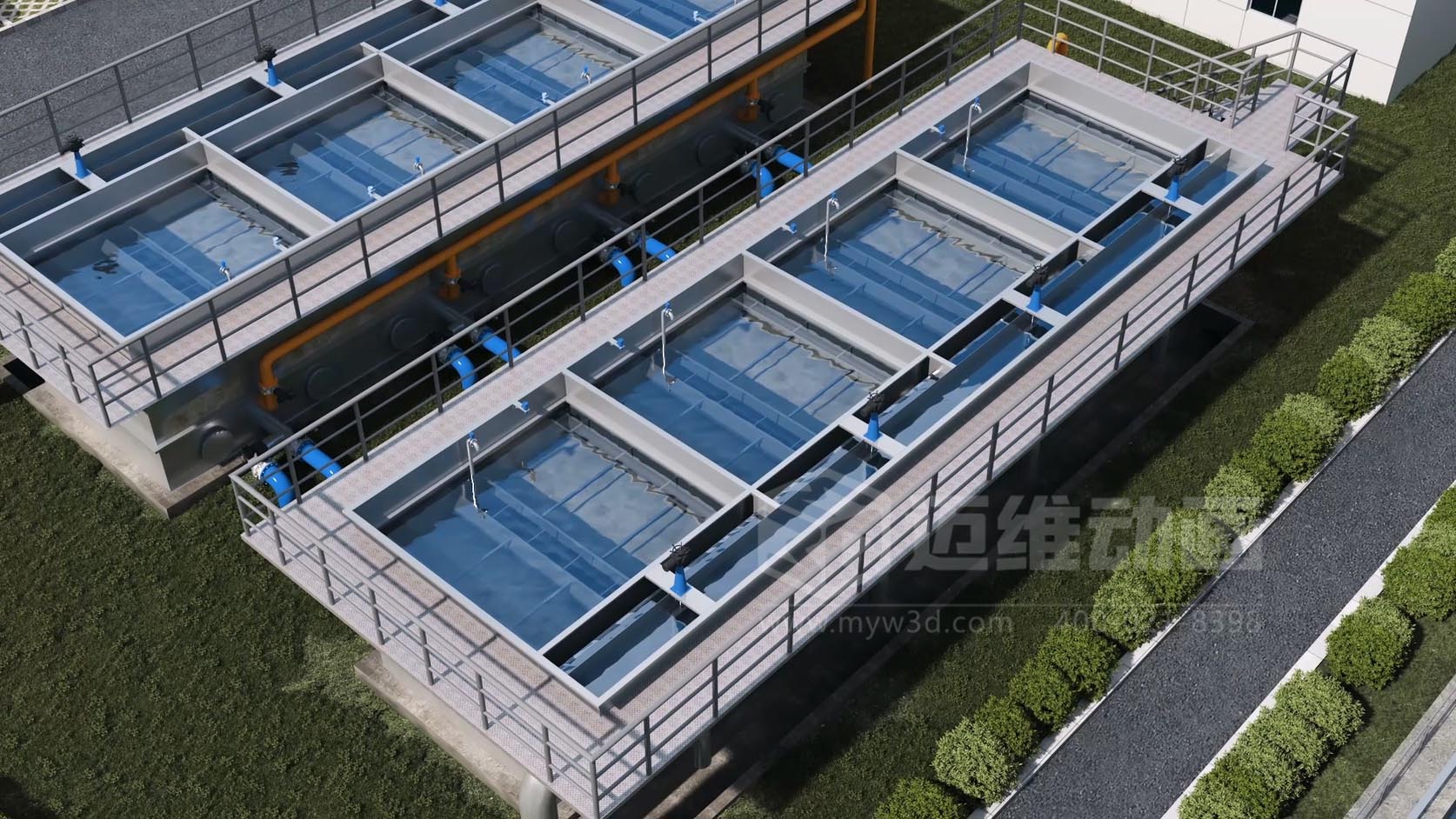 二次供水-水處理行業(yè)過濾裝置三維動畫全場景解決方案(圖6) 二次供水-水處理行業(yè)過濾裝置三維動畫全場景解決方案(圖6)