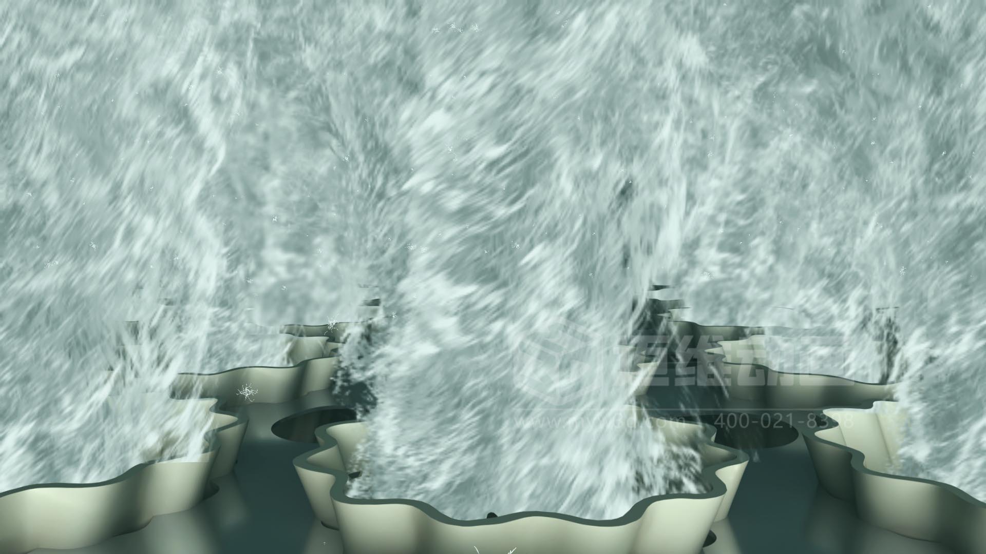 二次供水 - 水處理行業(yè)絮凝反應(yīng)裝置三維動(dòng)畫(圖4)